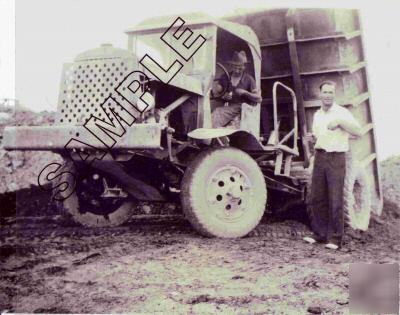 Euclid trak-truk 1938 photo - fort peck dam, montana