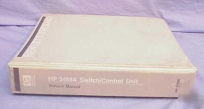 Hp 3488A switch control unit service manual oem