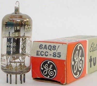 New nos tube = 6AQ8 / ECC85 = ge made in france