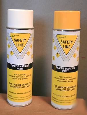 Traffic and utility paint - 12PK of 18 oz spray cans