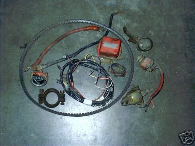 Used misc. 8N ford tractor parts. ga.-wiring harness-et