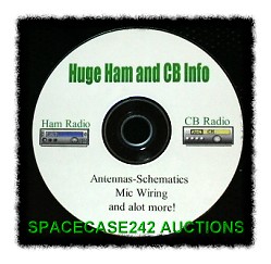 Huge ham radio and cb info on cd - 2 meters hf ant mic