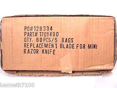 Lot 600 mini razor knife blades cutter knife refills fs