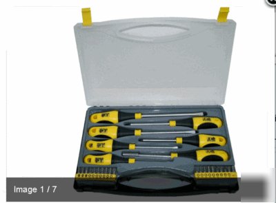 Bachmayr 27PC screwdriver, torx bits & hex bits set. ge