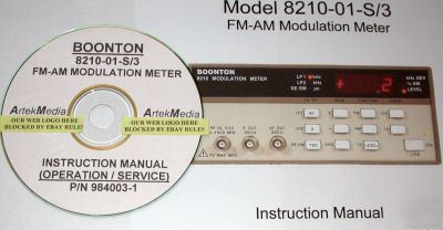 Boonton 8210-01-s/3 instruction manual (ops & service)