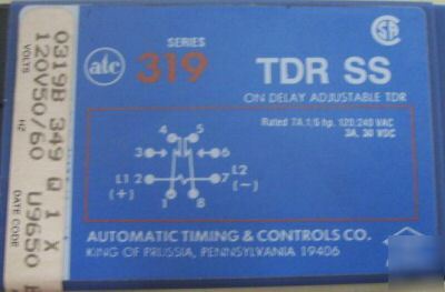 Atc series 319B 349 q 1 x time delay relay tdr ss