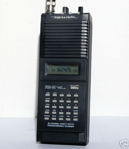 Radio shack pro-30 PRO30 scanner radio by realistic