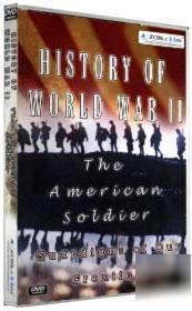 History of world war ii - the american soldier 2-dvds