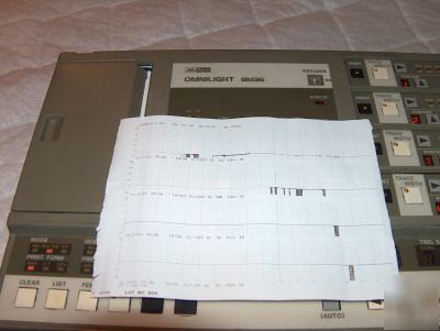 Honeywell tid 8M36 omnilight termal chart recorder, 4CH