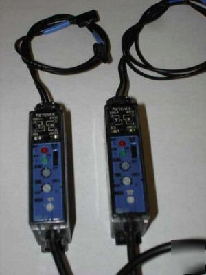 Keyence PS2-61 photoelectric amplifier sensors qty: 2