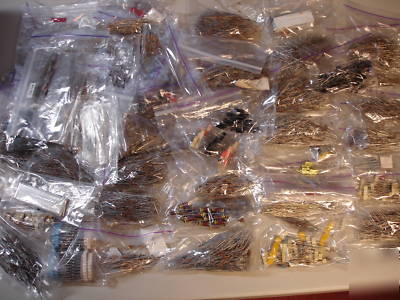 Lot of 70 bags of resistors