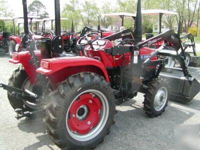 New 2006 254 kama tractor w/ 5 implements