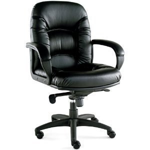 New alera nico mid-back swivel/tilt office chair black 