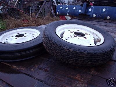 Power king tractor front wheels and tires