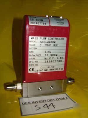 Stec sec-4400 m mass flow controller SIH4 20 sccm *