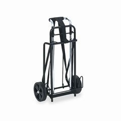 Universal 175LB capacity steel luggage cart with 12 x