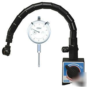 Fowler dial indicator gauge - flexible arm - magnetic 