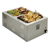 New chefs countertop stainless steel steam table warmer 