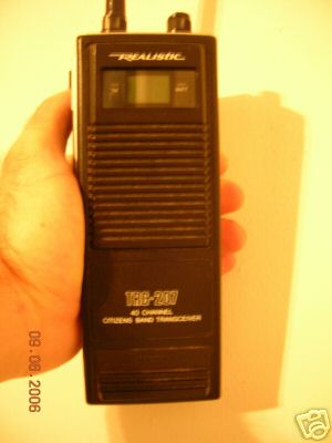 Realistic hand held trc-207 transceiver