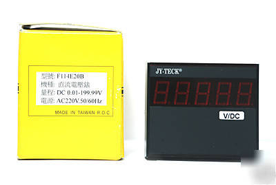 1 pc 3 1/2 digit led dc 19.99V panel meter F113D20X 