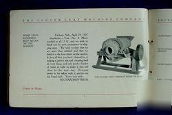 Clover leaf concrete mixers brochure 1907