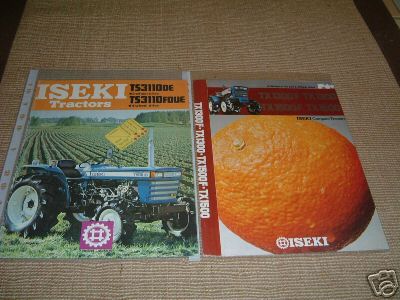 Iseki tractor brochures