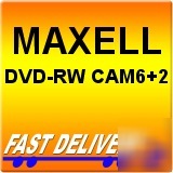 Maxell dvd-rw CAM6+2 r 6 plus combo camcorder 8CM pack