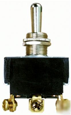 Momentary toggle switch, heavy duty, (on)-off-(on)