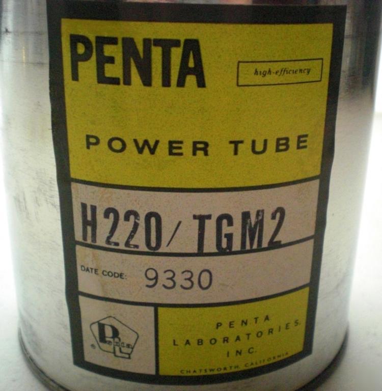 Penta laboratories power tube H220 TGM2