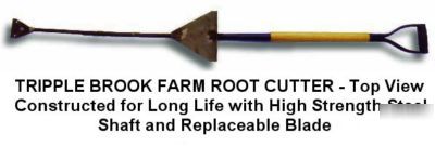 Tbf root cutter- dig move spade transplant trees shrubs