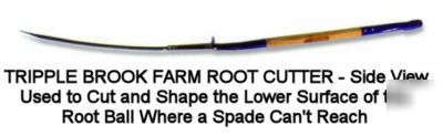 Tbf root cutter- dig move spade transplant trees shrubs