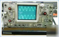 Tektronix 465 scope with manual and certification