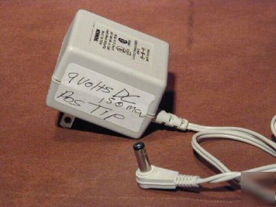 Ac adapter power supply 9 volts dc 150MA pos tip