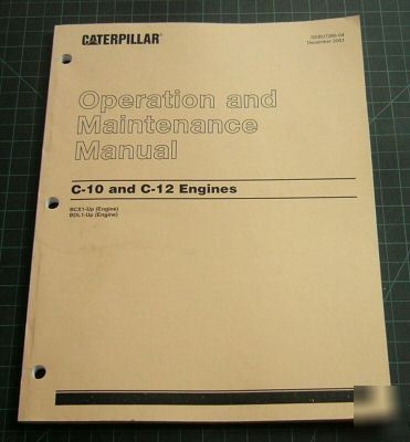 Cat caterpillar C10 C12 operation manual c 10 12 guide