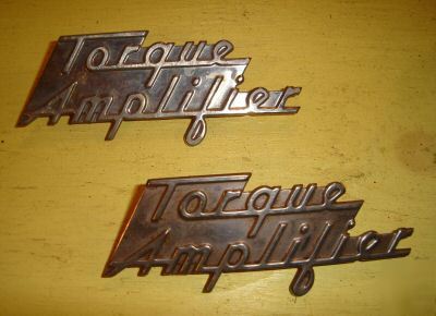 Farmall torque amplifier emblems lot of 2