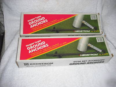 Ground anchors, auger type, made in usa