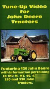 John deere tractor 420 m mt 40 430 440 320 tune-up dvd