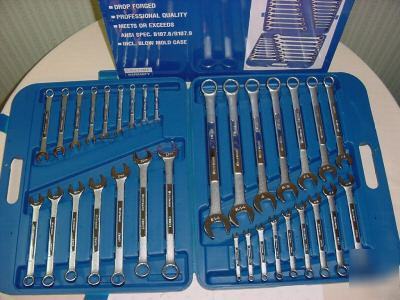 New westward combination wrench set tools sae/metric sk