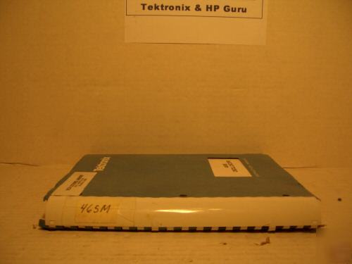 Tektronix 465M service manual - rare original manual 