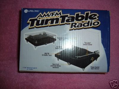 Turntable radio..am/fm