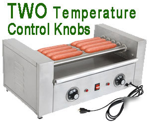 New 800W commercial hot dog roller grill cooker machine