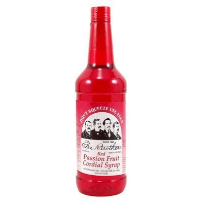 Fee brothers red passion fruit cordial syrup -cocktails