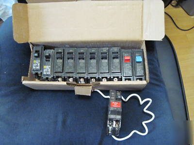 Westinghouse square d ge mixed lot circuit breakers 