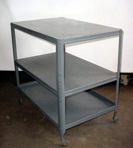 (3) shelf mobile shop/tool cart/storage tray/stand/rack