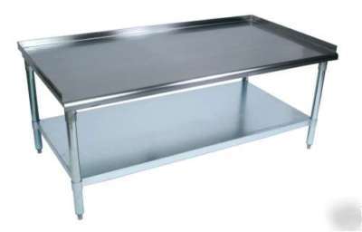 30 x 24 stainless steel equipment stand- nsf approved