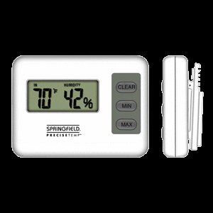 Digital humidity temperature hygrometer incubator +batt
