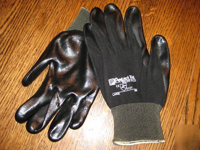 Perfect fit nitrile garden glove #380 lg.