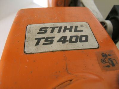 Stihl TS400 ts 400 14â€ concrete cut off saw, no 