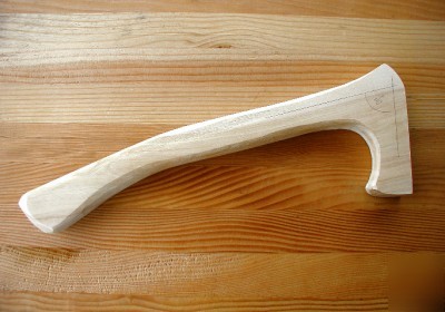 Nw coast style wood carving elbow adze haft / handle lg