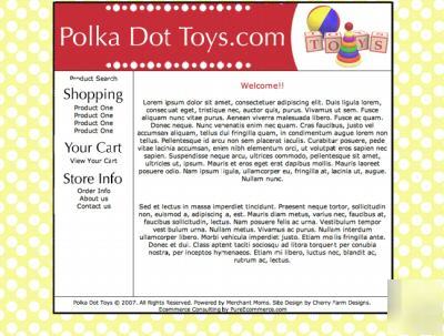 Pure drop ship children's toy site